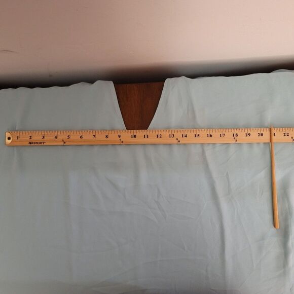 Trina Turk | Haipo Cold Shoulder Blouse with Ruffle Sleeves - Sky, Size XL - Picture 9 of 14